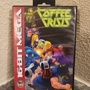 Game - Coffee Crisis (NEW) - Genesis - Mega Cat Studios